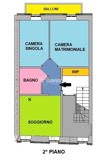 Trilocale in Corso Giuseppe Garibaldi 66, Porto San Giorgio — foto 4 di 5