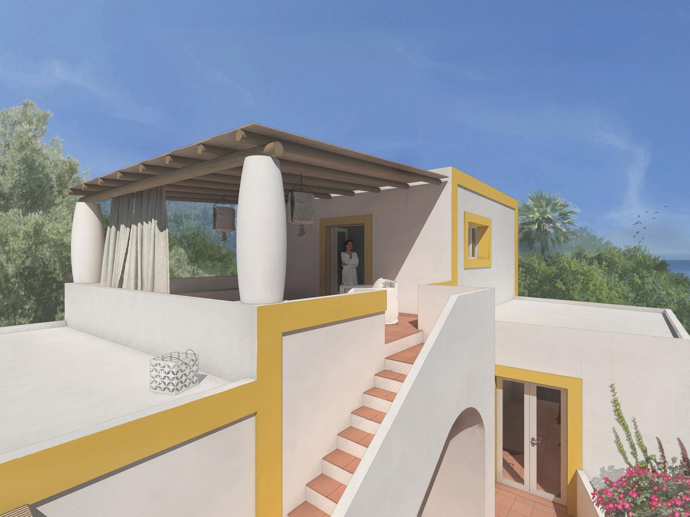 Villa in Località Policastro, Santa Marina Salina
