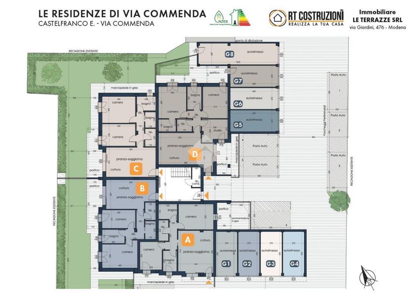 Trilocale in Via Commenda 77, Castelfranco Emilia — foto 5 di 5