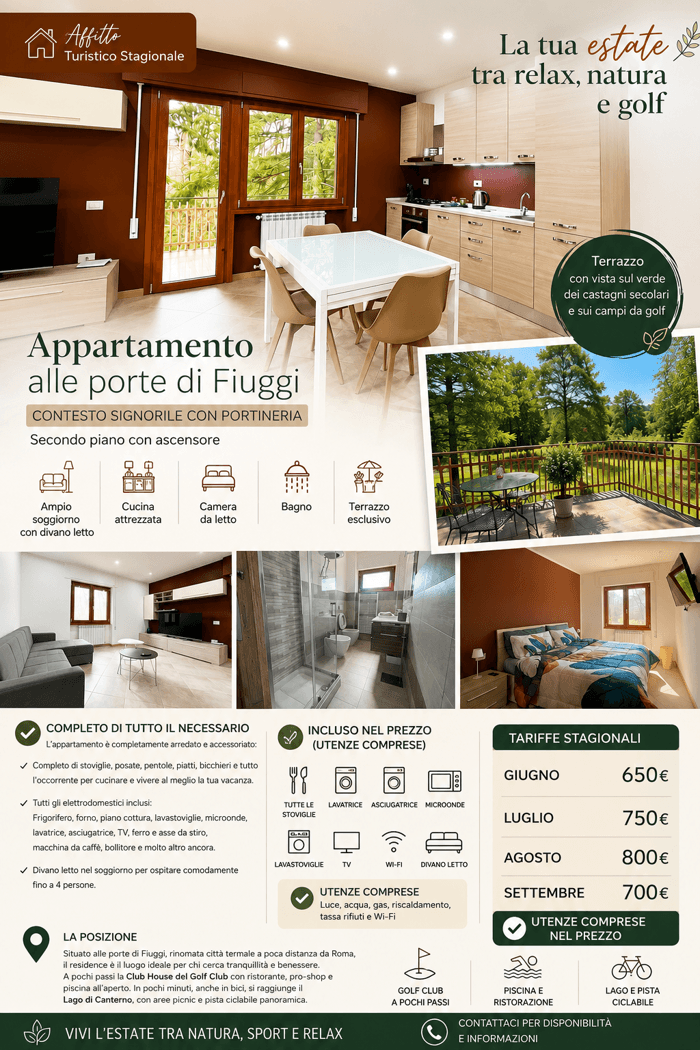 Appartamento in Via Le Cese 15, Fiuggi