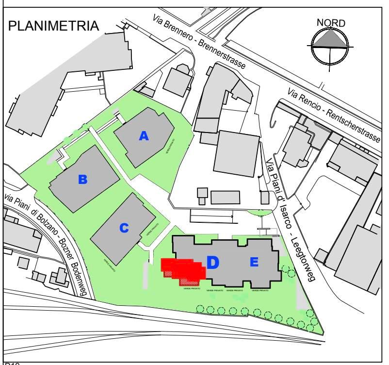 Quadrilocale in Via Piani d'Isarco, Bolzano