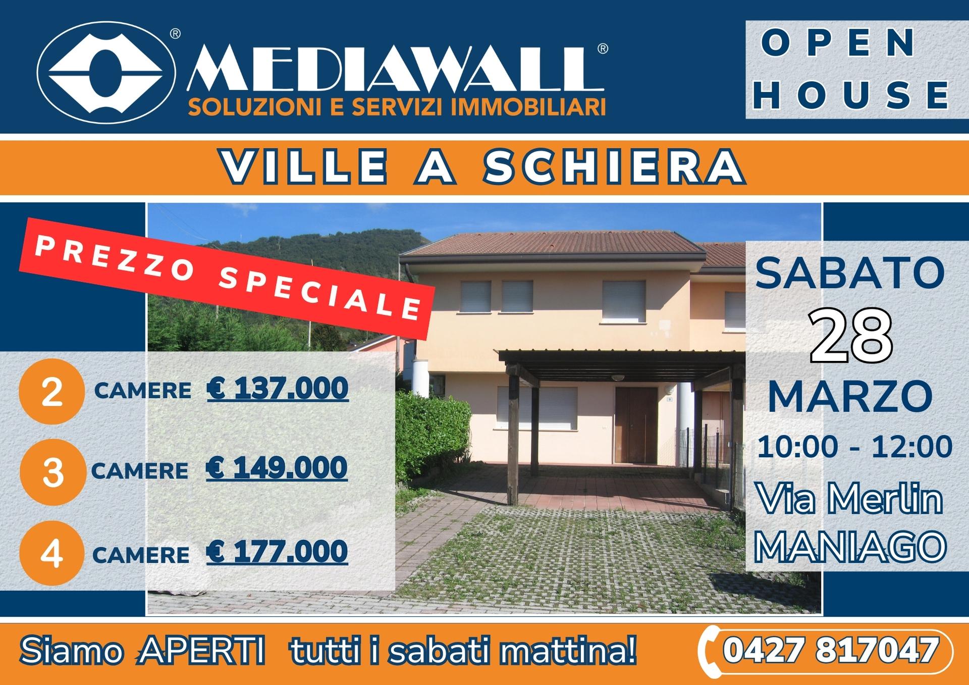 Villa a schiera, Maniago