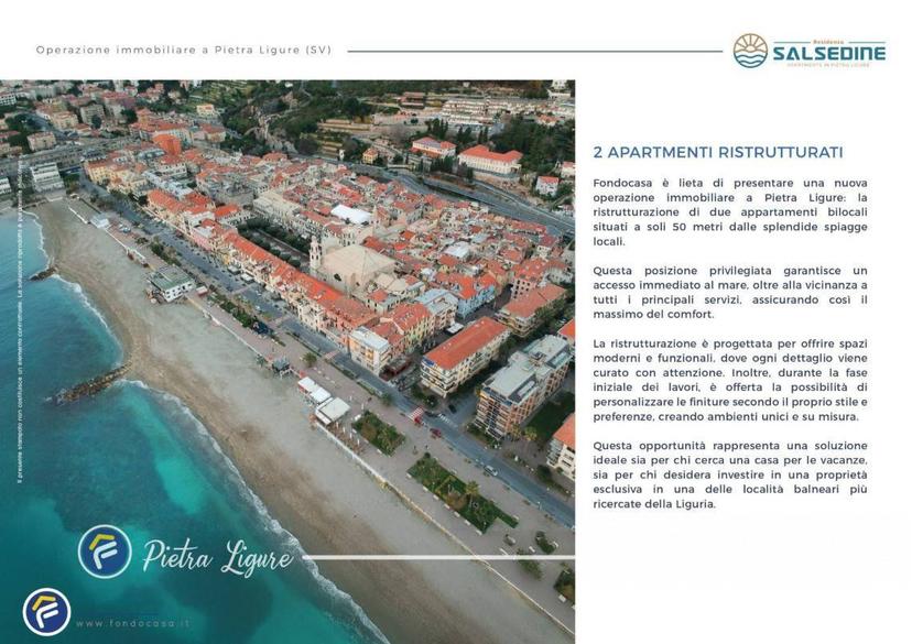 Bilocale in Via Bellino, Pietra Ligure