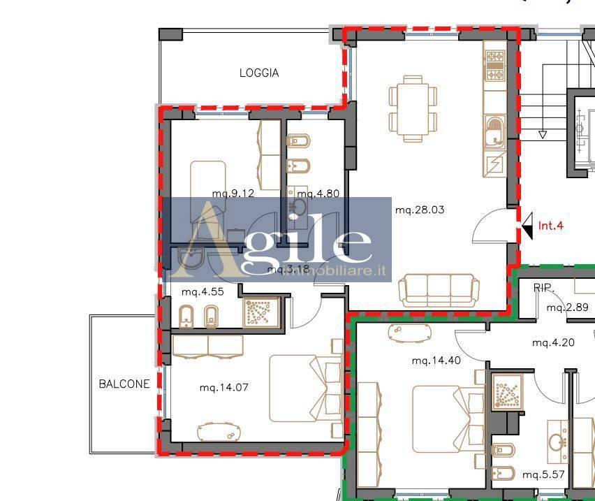 Trilocale in Via IV Novembre, Sant'Egidio alla Vibrata