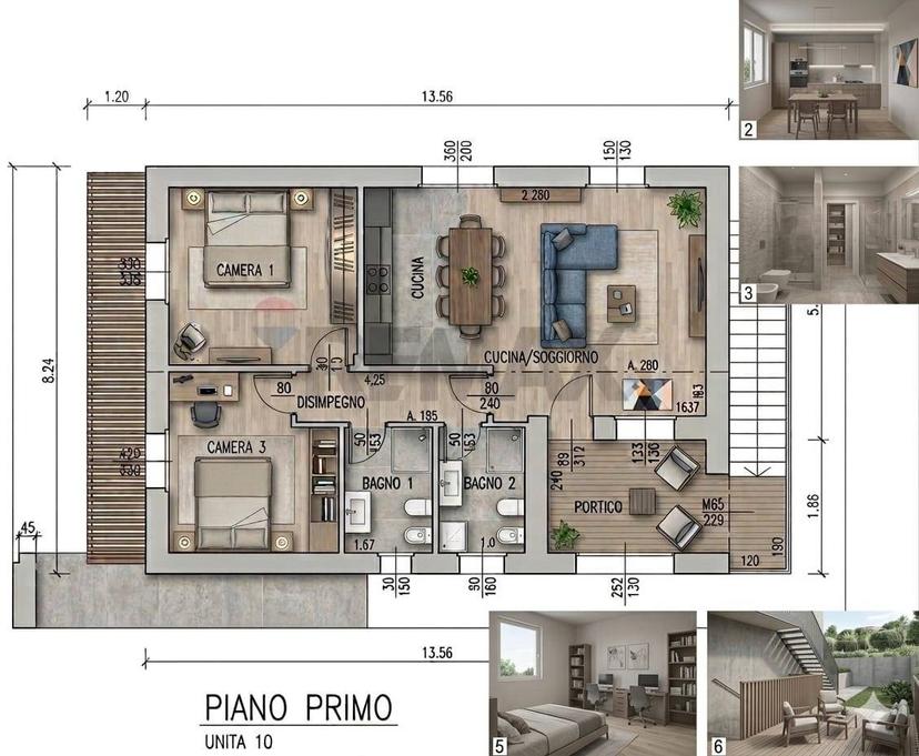 Trilocale in Via Privata Betulle, Vaprio d'Adda — foto 4 di 5