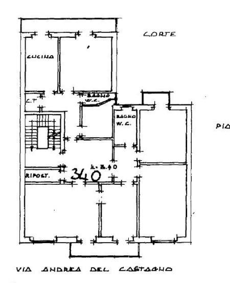 Appartamento in Via Andrea del Castagno 40, Firenze