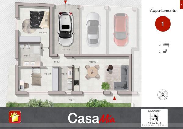 Trilocale in Via di Mezzo 23, Verucchio — foto 5 di 5