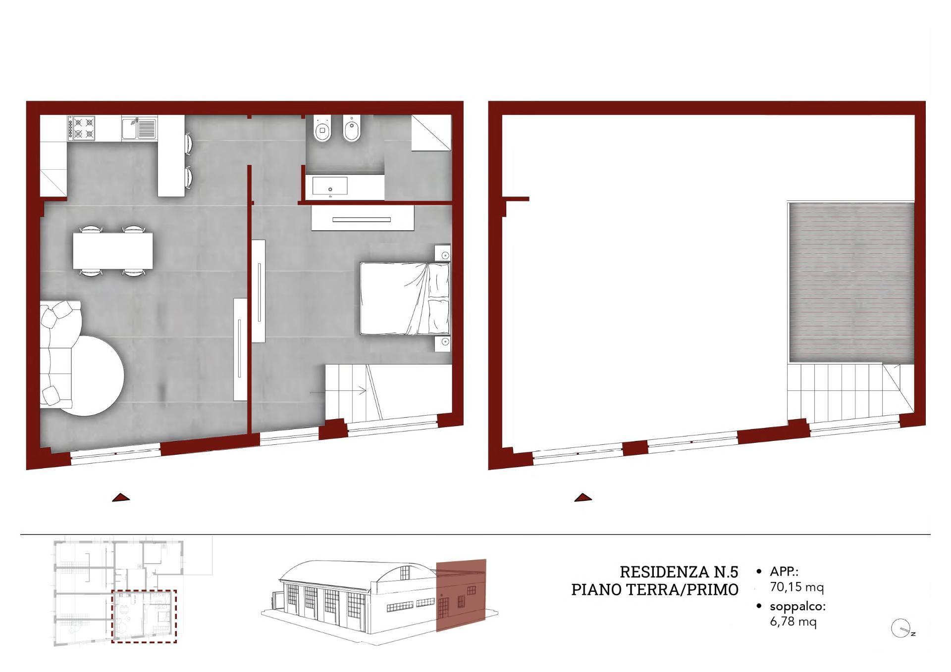Bilocale in Via Tassoni 15, Civitanova Marche