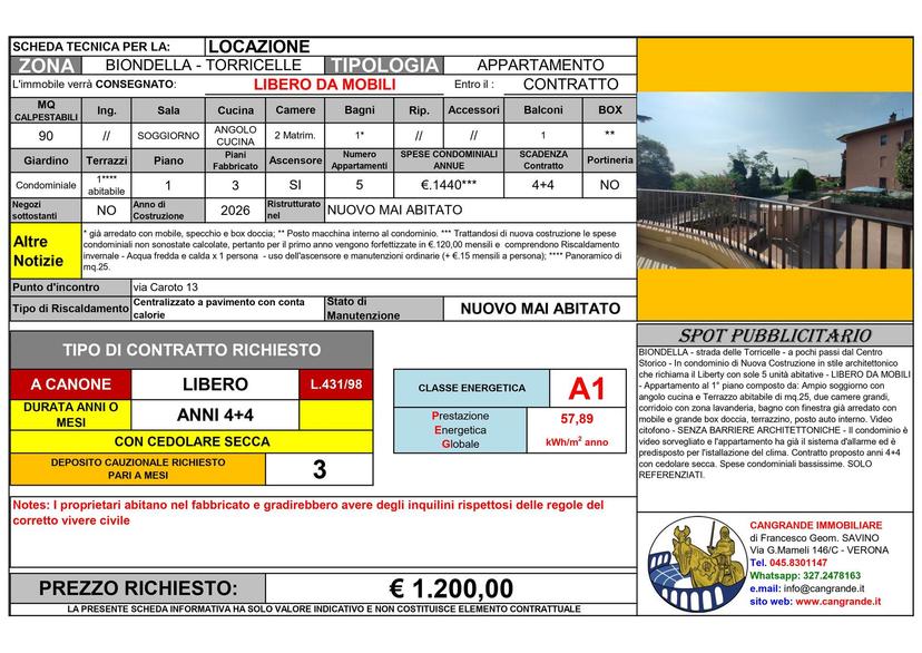 Trilocale, Verona
