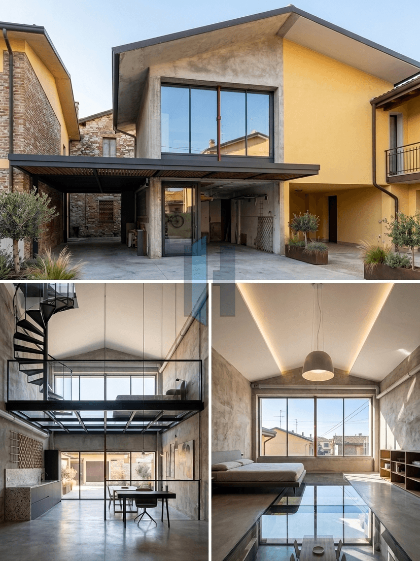 Loft in Via Luigi Gamba, Curno — foto 3 di 5