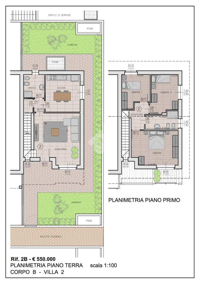 Villa a schiera in Via col di Lana, Brugherio — foto 3 di 5