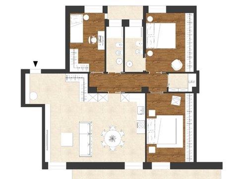Trilocale in Via Lodovico Muratori, 32, Porta Romana, Milano