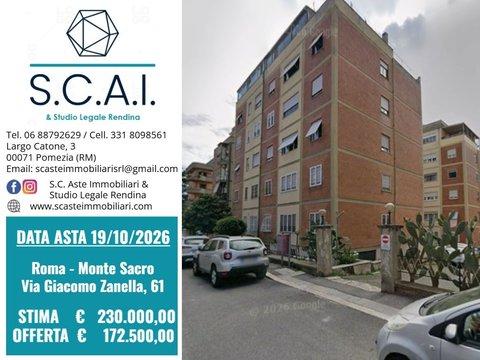 Trilocale in Via Giacomo Zanella, 61, Monte Sacro Alto - Talenti, Roma