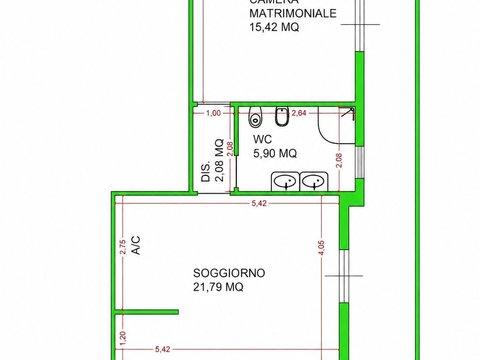 Bilocale in Via della Scafa s.n.c, Isola Sacra, Fiumicino
