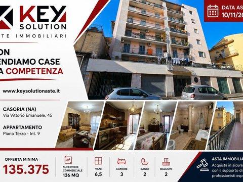 Quadrilocale in Via Vittorio Emanuele, 45, Centro Città, Casoria