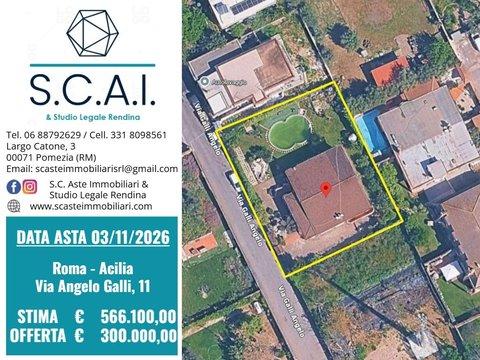 Villa in Via Galli Angelo, 11, Acilia Sud, Roma