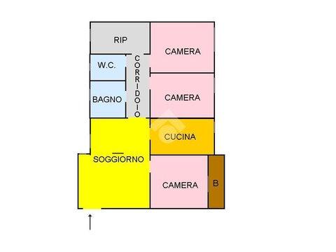 Quadrilocale in Via Sorrento, 11, Collatino, Roma