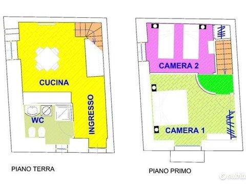 Appartamento su due piani in Via F. Giuliani, 58, San Lucido