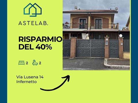 Villetta bifamiliare in Via Luserna, 14, Infernetto, Roma