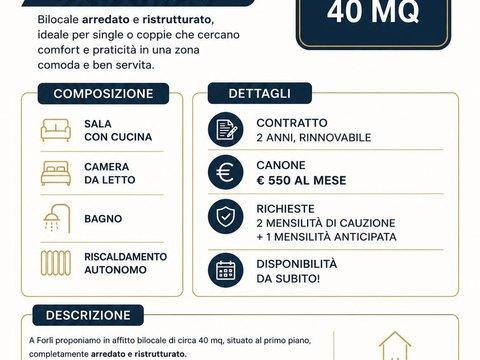 Bilocale in Via Antonietta Gordini, 10, Pieve Acquedotto - San Giorgio, Forlì