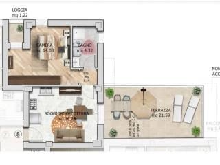 Bilocale nuovo, secondo piano, Bellaria-Igea Marina — foto 3 di 3