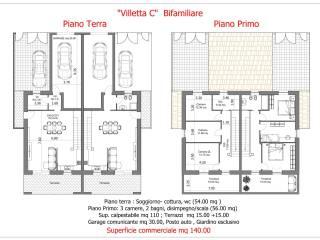 Villa bifamiliare, nuova, 140 m², Centro, Suvereto — foto 8 di 10