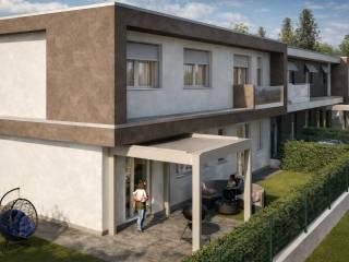 Appartamento in villa via Guzzasete, Caravaggio — foto 12 di 25