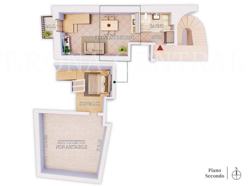 Loft via San Francesco, Veronetta, Verona — foto 14 di 19