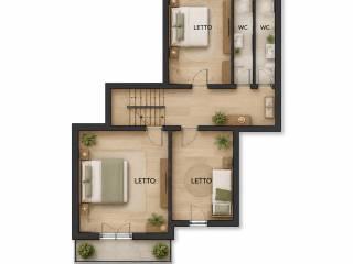 Villa a schiera via Giovanni Corsaro 19, Sant'Agata li Battiati — foto 44 di 50