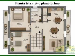 Terratetto plurifamiliare via Achille Grandi, Fornacelle, Montemurlo — foto 8 di 31