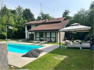 Villa unifamiliare via Ticino Novelli, 24, Centro, Castelletto Sopra Ticino — foto 27 di 27