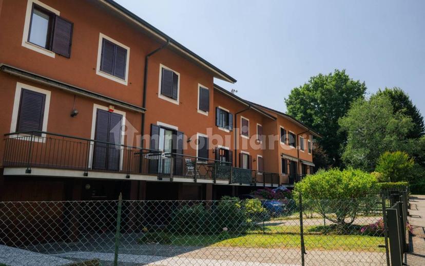 Villa a schiera via Aldo Moro 5, Centro, Imbersago — foto 30 di 35