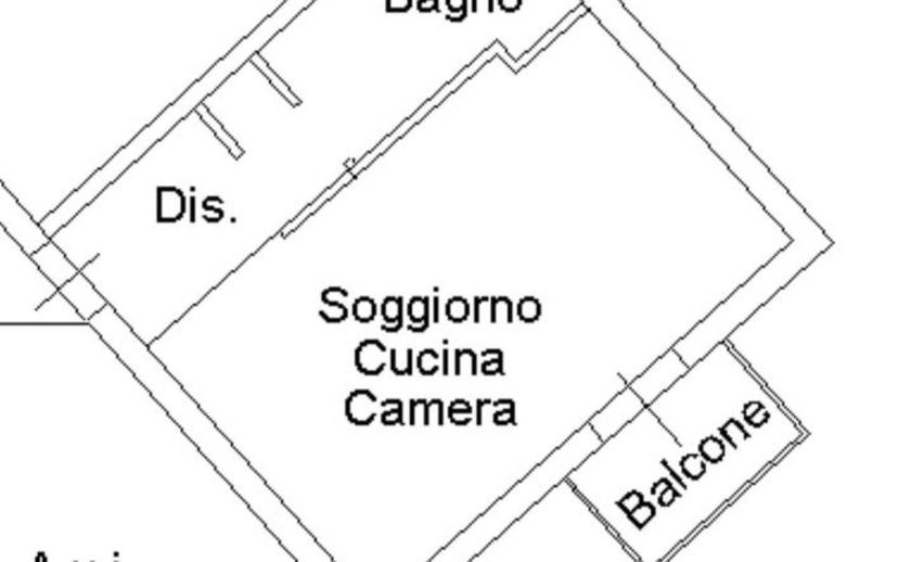 Monolocale via di Mezzo 43, Via Covignano - Villaggio Azzurro, Rimini