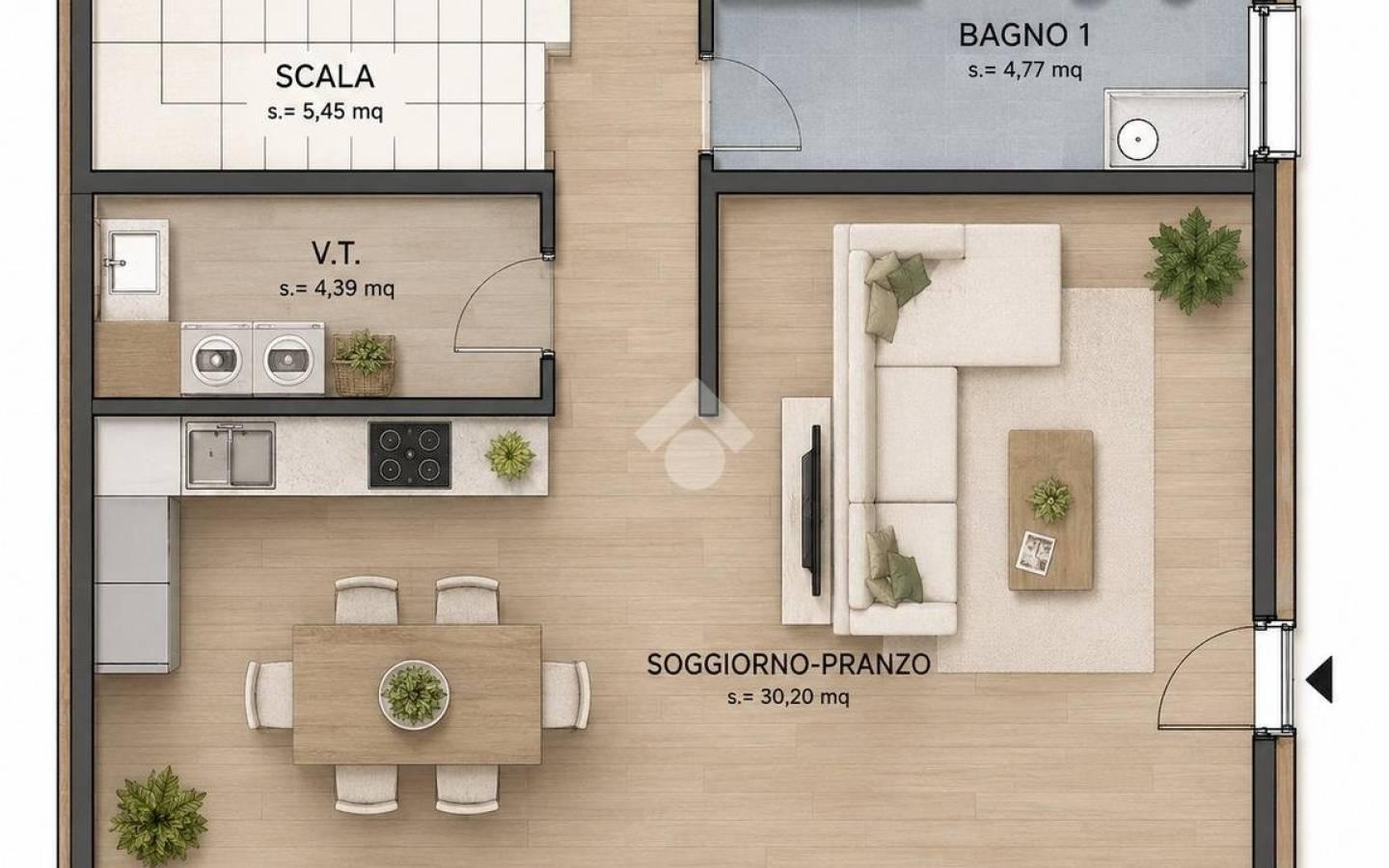 Villa plurifamiliare via Bazzane 73, Calderara di Reno
