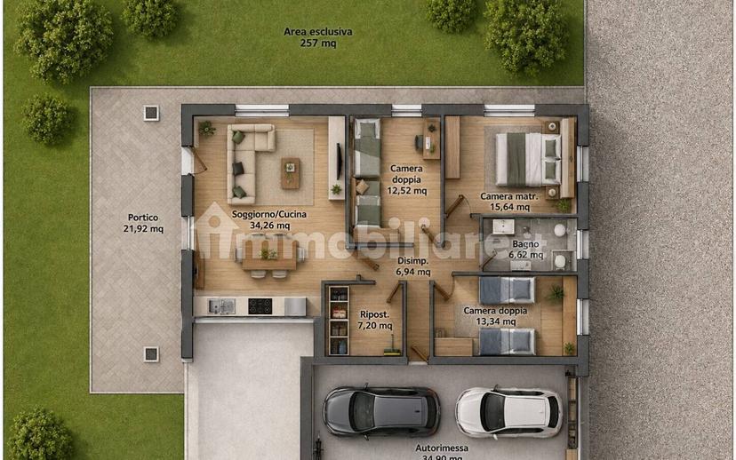 Quadrilocale nuovo, piano terra, Centro, Guidizzolo — foto 4 di 7