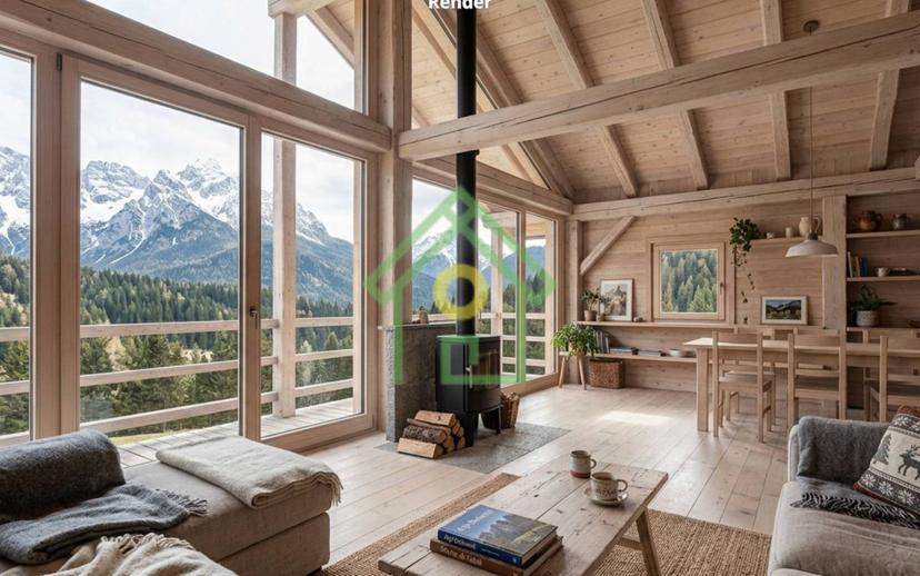 Villa unifamiliare, nuova, 150 m², Cibiana di Cadore — foto 9 di 16
