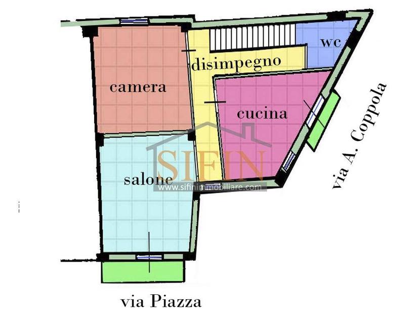 Trilocale via Aniello Coppola, San Sossio Baronia — foto 18 di 26