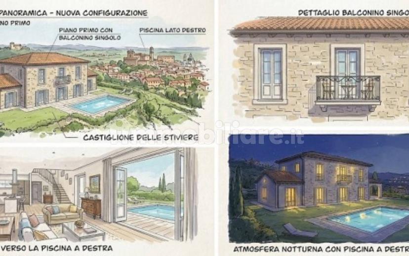 Villa unifamiliare, ottimo stato, 350 m², Centro, Castiglione delle Stiviere — foto 2 di 4