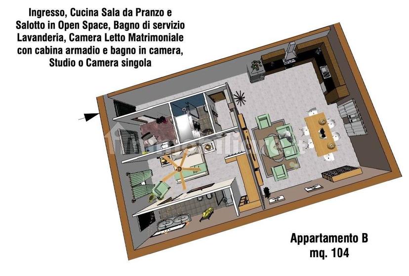 Trilocale via Roncada, Centro, San Giacomo delle Segnate — foto 3 di 3