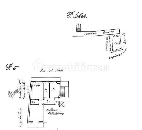 Trilocale quinto piano, Centro, Ceva — foto 5 di 17