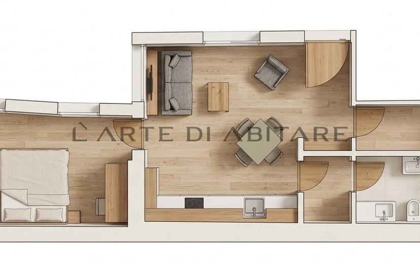 Bilocale Riviera Tiso di Camposampiero 1, Piazze - Duomo, Padova
