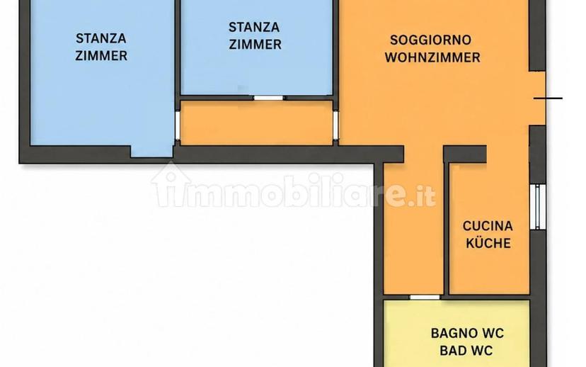 Trilocale via San Pietro, Centro, Bolzano — foto 11 di 16