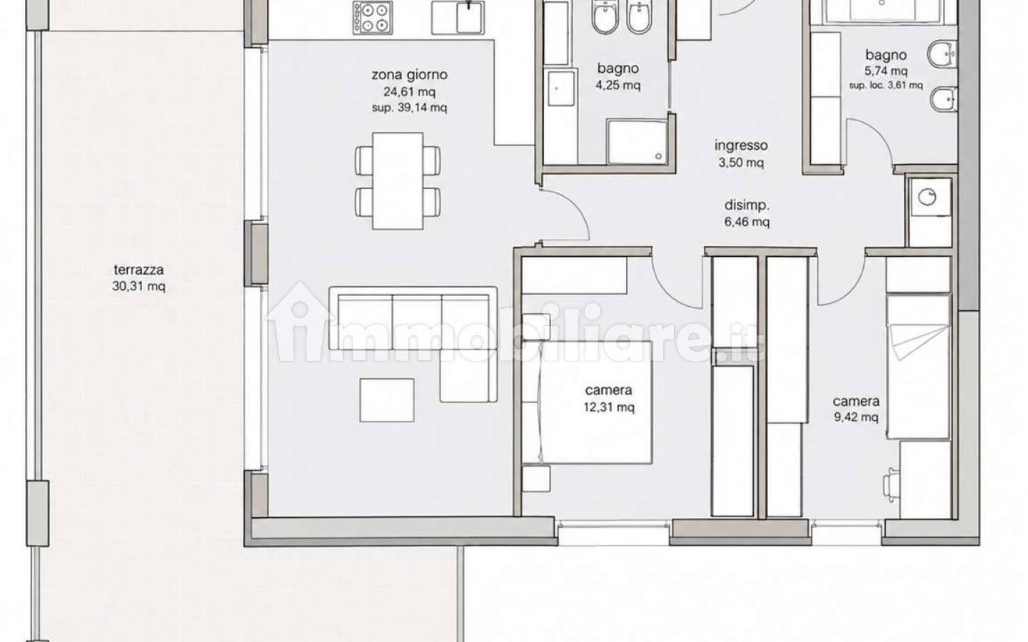 Trilocale nuovo, primo piano, Gries - San Quirino, Bolzano