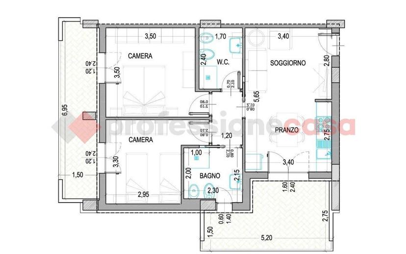 Trilocale viale Mazzini , snc, Centro, Alba Adriatica — foto 3 di 7