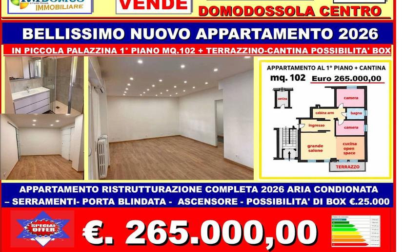 Trilocale via Carale di Masera, Centro, Domodossola — foto 14 di 22