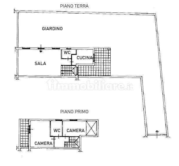 Villa a schiera 3 locali, buono stato, Punta Del Lago, Ronciglione — foto 14 di 22