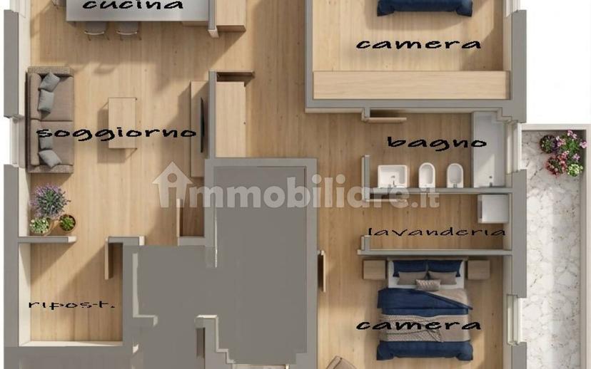 Appartamento via Giambattista Vico, Rosignano Solvay, Rosignano Marittimo — foto 17 di 31