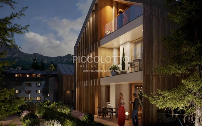 Trilocale via Guglielmo Marconi, Centro, Cortina d'Ampezzo