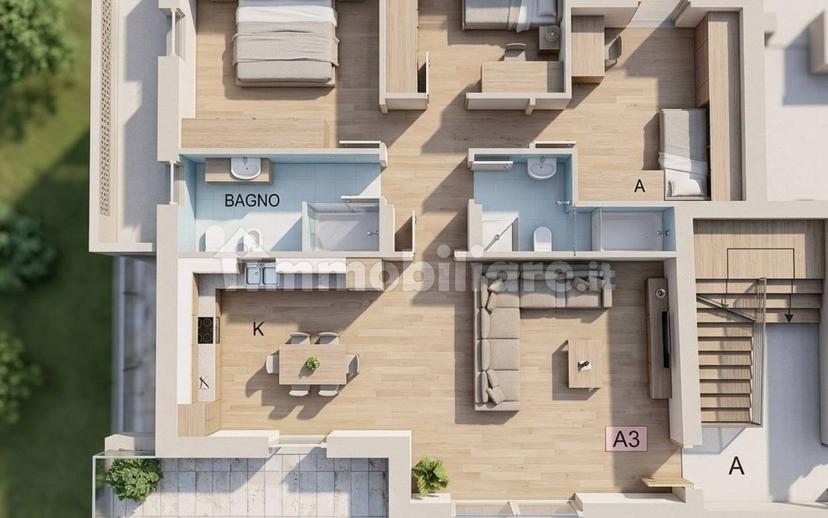 Trilocale largo San Giorgio 14, Centro, Noale — foto 13 di 15
