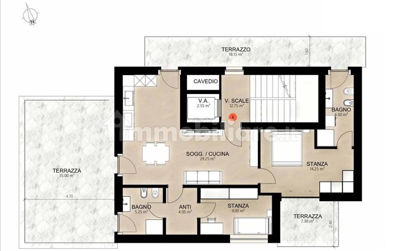 Trilocale nuovo, primo piano, Centro, Cavedine — foto 6 di 7